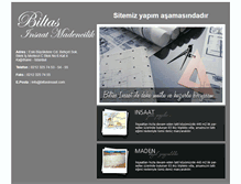 Tablet Screenshot of biltasinsaat.com